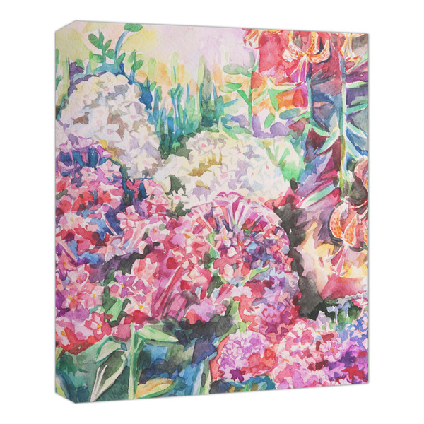 Custom Watercolor Floral Canvas Print - 20x24