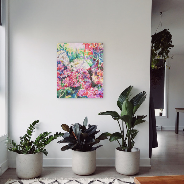 Watercolor Floral 20x24 - Canvas Print - In Context