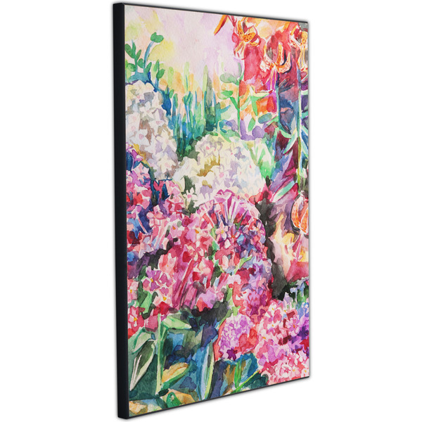 Watercolor Floral 20x30 Wood Print - Angle View