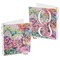 Watercolor Floral 3-Ring Binder Front and Back