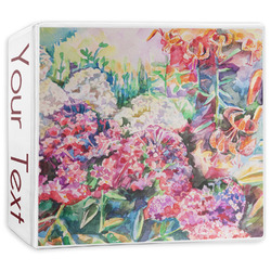 Watercolor Floral 3-Ring Binder - 3 inch