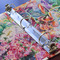Watercolor Floral 3 Ring Binders - Full Wrap - 1" - DETAIL