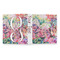 Watercolor Floral 3 Ring Binders - Full Wrap - 1" - OPEN OUTSIDE