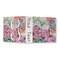 Watercolor Floral 3 Ring Binders - Full Wrap - 3" - OPEN OUTSIDE