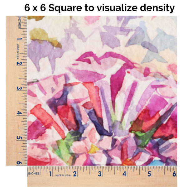 Watercolor Floral 6x6 Swatch of Fabric