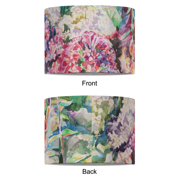Watercolor Floral 8" Drum Lampshade - APPROVAL (Fabric)