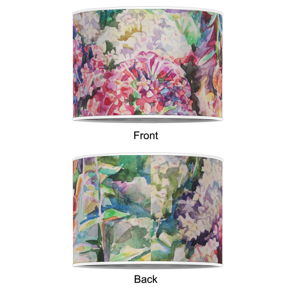 Watercolor Floral 8" Drum Lampshade - APPROVAL (Poly Film)