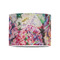 Watercolor Floral 8" Drum Lampshade - FRONT (Poly Film)