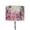 Watercolor Floral 8" Drum Lampshade - ON STAND (Poly Film)