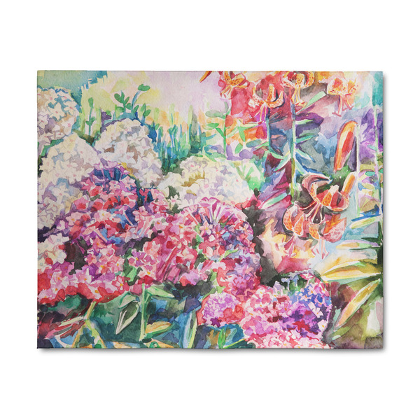 Custom Watercolor Floral 8' x 10' Indoor Area Rug