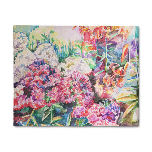 Custom Watercolor Floral 8' x 10' Patio Rug