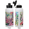 Watercolor Floral Aluminum Water Bottle - White APPROVAL