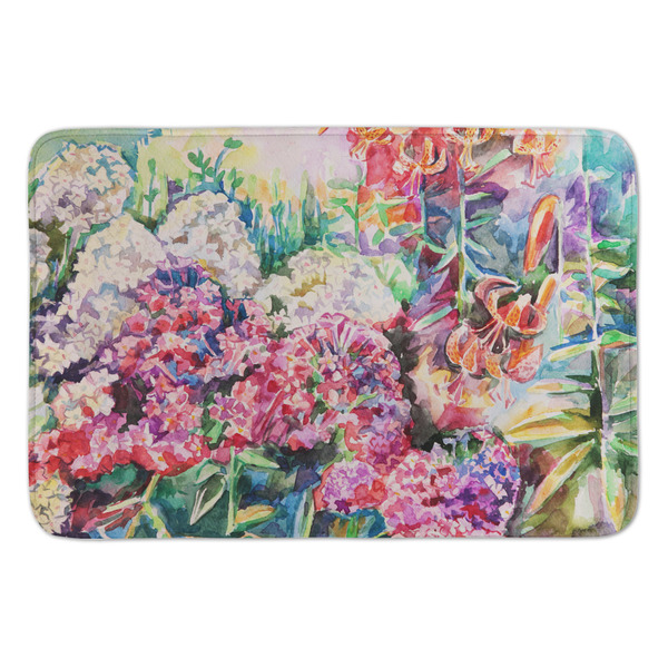 Custom Watercolor Floral Anti-Fatigue Kitchen Mat