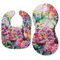 Watercolor Floral Baby Bib & Burp Set - Approval (new bib & burp)