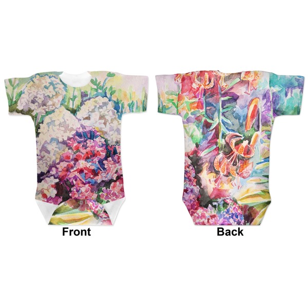 Watercolor Floral Baby Bodysuit Approval