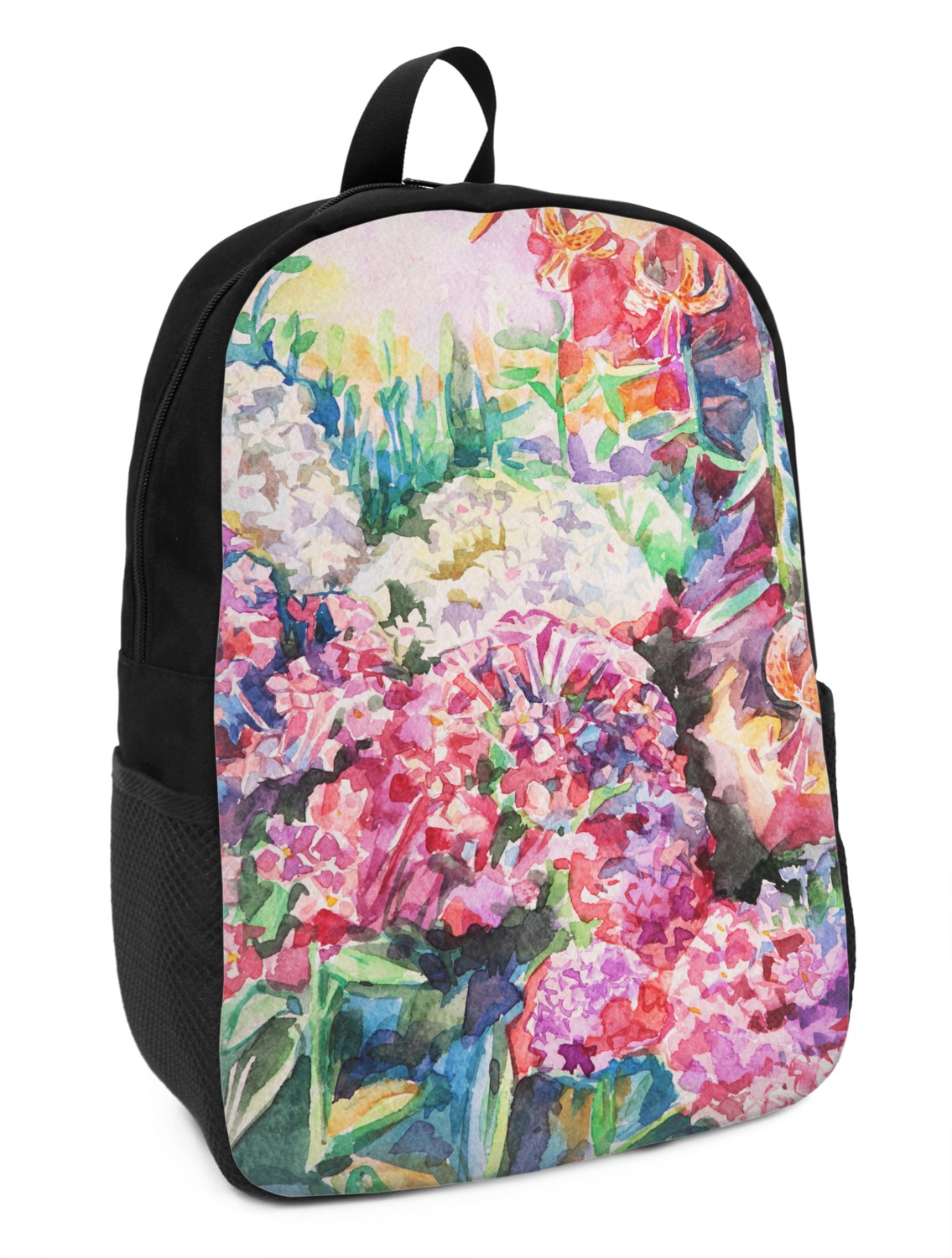 Custom Watercolor Floral Kids Backpack | YouCustomizeIt