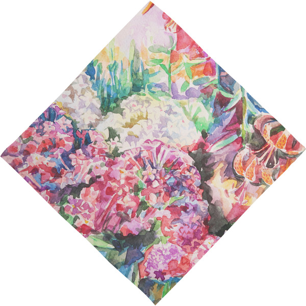 Watercolor Floral Bandana - Full View