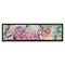 Watercolor Floral Bar Mat - Large - FRONT