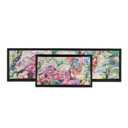 Watercolor Floral Bar Mat
