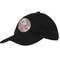 Watercolor Floral Baseball Cap - Black