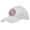 Watercolor Floral Baseball Cap - White
