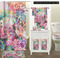 Watercolor Floral Bathroom Scene
