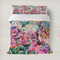 Watercolor Floral Bedding Set- Queen Lifestyle - Duvet