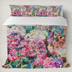 Watercolor Floral Duvet Cover Set - King