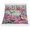 Watercolor Floral Comforter Set - King