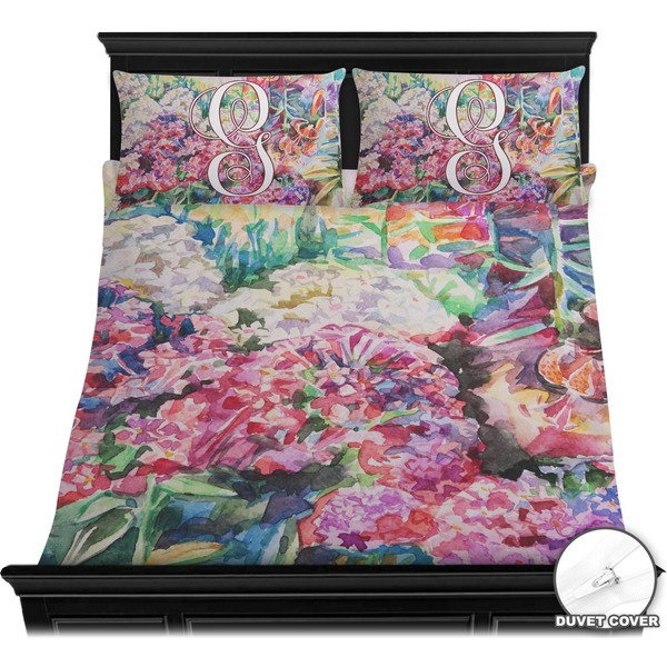 Watercolor Floral Bedding Set (Queen) - Duvet