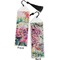 Watercolor Floral Bookmark with tassel - Front and Back