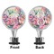 Watercolor Floral Bottle Stopper - Front and Back