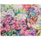 Watercolor Floral Woven Fabric Placemat - Twill