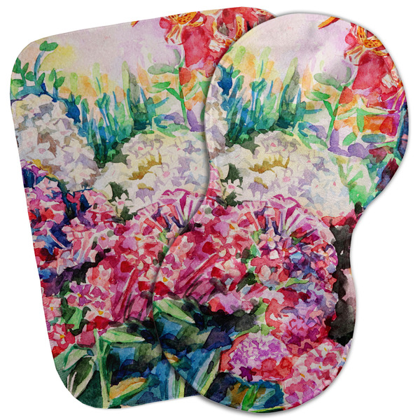 Custom Watercolor Floral Burp Cloth