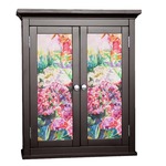 Watercolor Floral Cabinet Decal - Small