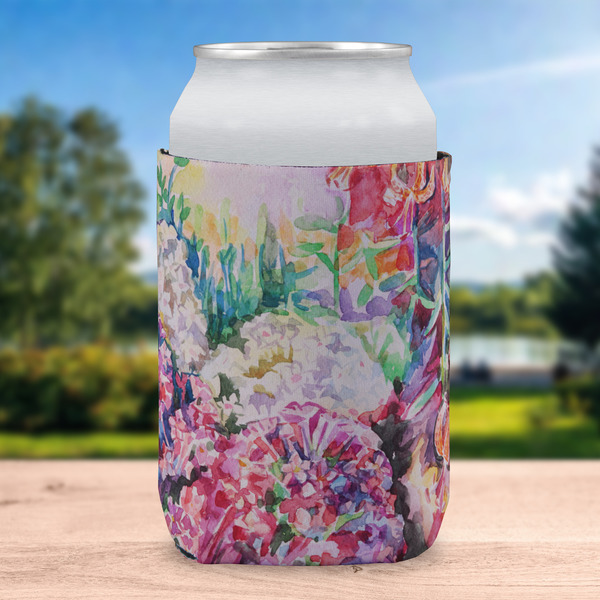 Watercolor Floral Can Sleeve - LIFESTYLE (single)