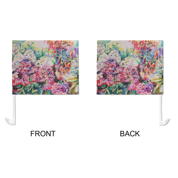Watercolor Floral Car Flag - Large - APPROVAL
