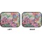 Watercolor Floral Car Floor Mats (Back Seat) (Approval)