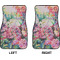 Watercolor Floral Car Mat Front - Approval