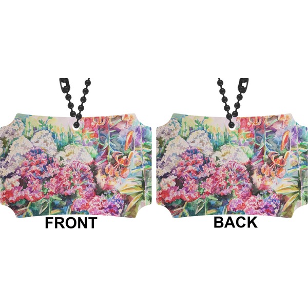 Watercolor Floral Car Ornament - Berlin (Approval)