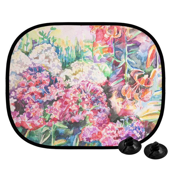 Custom Watercolor Floral Car Side Window Sun Shade