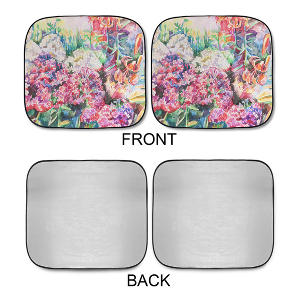 Watercolor Floral Car Sun Shades - APPROVAL