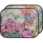 Watercolor Floral Car Floor Mats (Back Seat)
