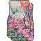 Watercolor Floral Car Floor Mats (Front Seat)