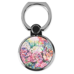 Watercolor Floral Cell Phone Ring Stand & Holder
