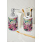 Watercolor Floral Ceramic Bathroom Accessories - LIFESTYLE (toothbrush holder & soap dispenser)