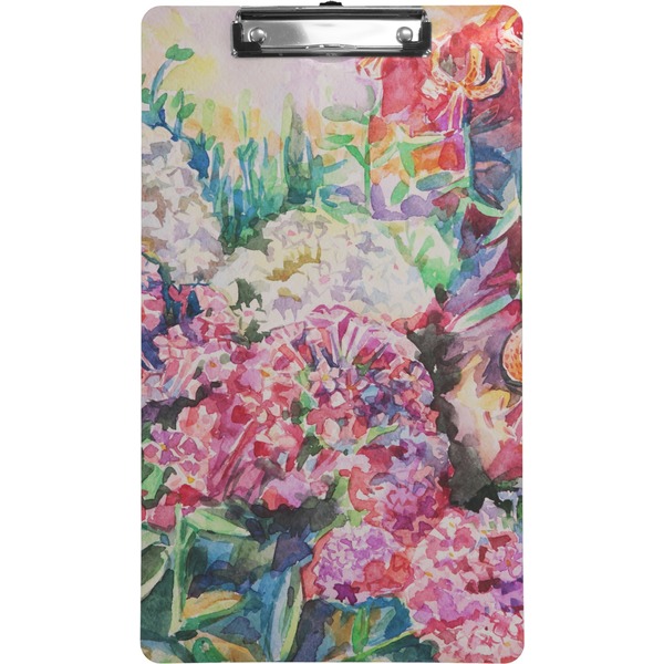 Watercolor Floral Clipboard (Legal)
