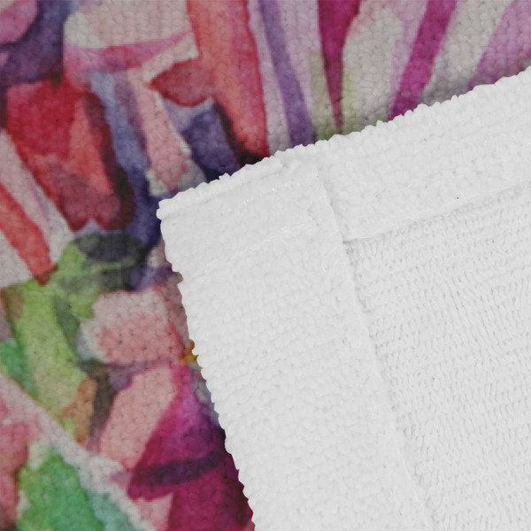 Watercolor Floral Close up of Fabric