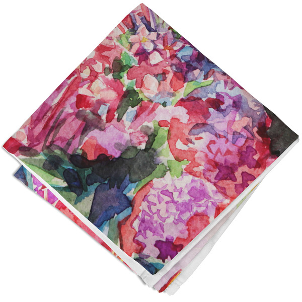 Custom Watercolor Floral Cloth Napkin