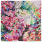 Watercolor Floral Cloth Napkins - Personalized Lunch (Single Full Open)